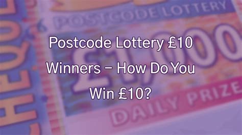 postcode lottery 10 winners|Search £10 Prizes .